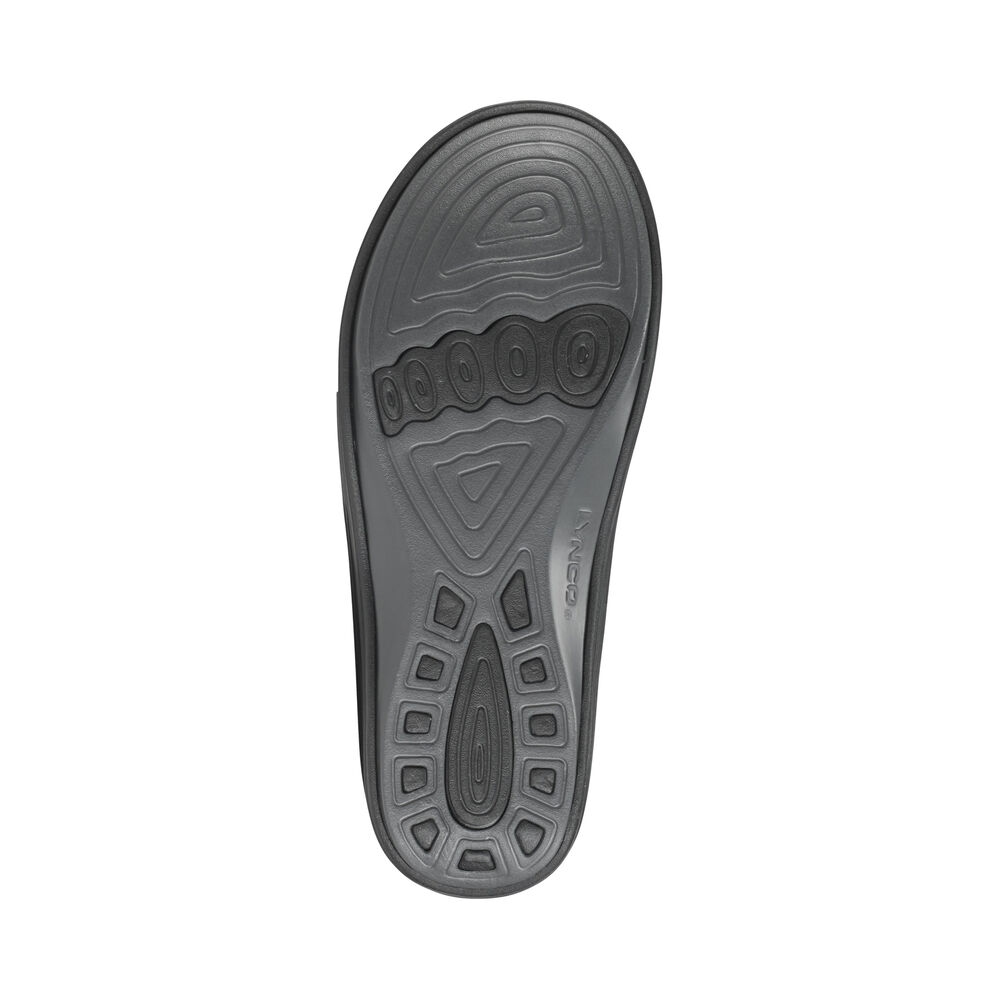 Aetrex Women's Bondi Orthotic Clogs - Black | USA 1B2BTI2